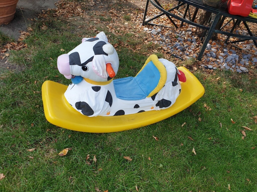 little tikes soft rocking cow
